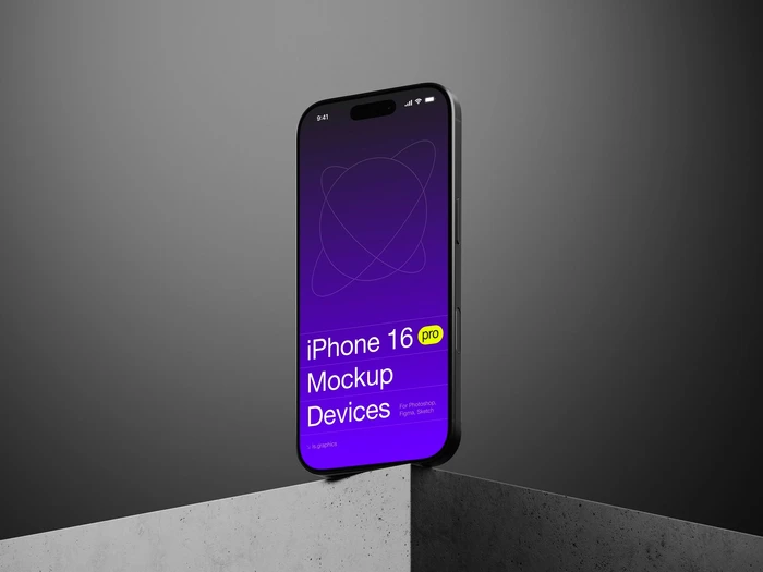 U-Mockups: iPhone 16 Pro, Scene 14